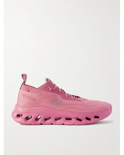 Loewe ON Cloudtilt Sneakers aus Stretch-Strick - Pink