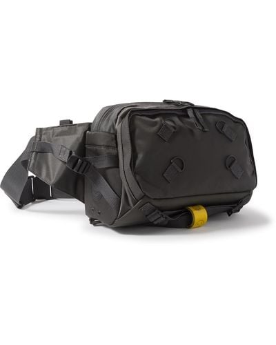 Porter-Yoshida and Co Potr Ride Webbing-trimmed Shell Belt Bag - Black