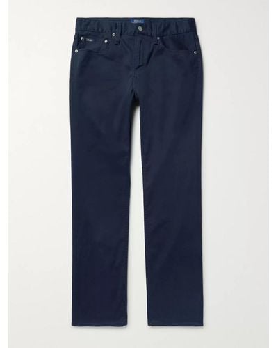Polo Ralph Lauren Stretch-Cotton Twill Trousers - Blu