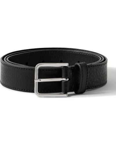 Frankie Shop 3cm Toni Full-grain Leather Belt - Black