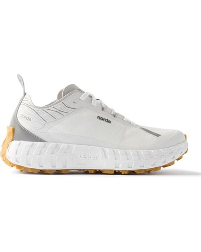 Norda 001 Rubber-trimmed Bio-dyneema® Trail Running Sneakers - White
