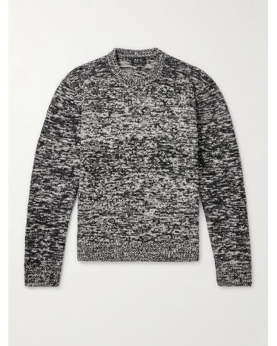 A.P.C. Alec Wool-blend Sweater - Grey