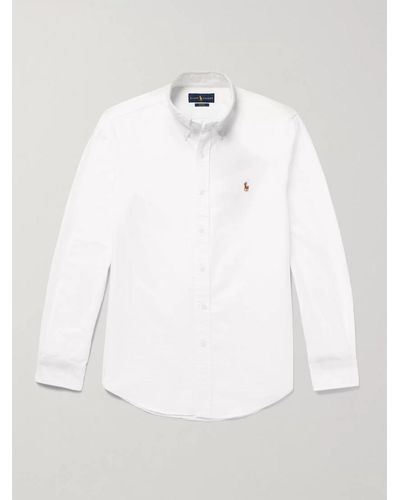 Polo Ralph Lauren Camicia slim-fit in cotone Oxford - Bianco