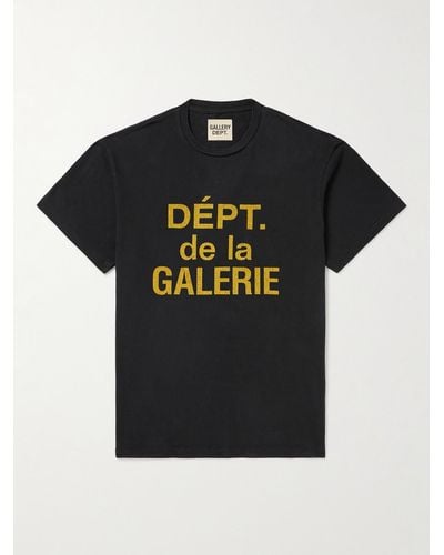GALLERY DEPT. T-Shirt aus Baumwoll-Jersey mit Logoprint - Schwarz