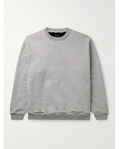 Kapital Patchwork-Sweatshirt aus Jersey aus einer Baumwollmischung - Grau