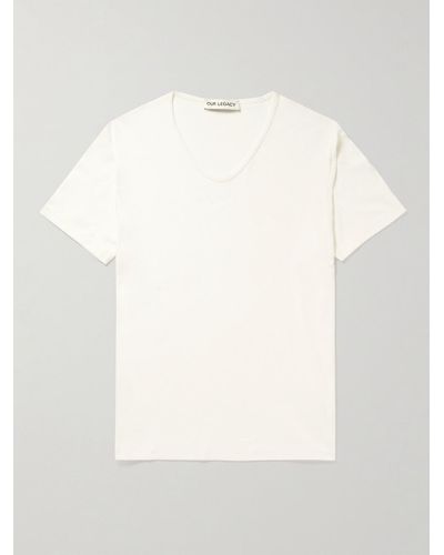 Our Legacy Cotton-jersey T-shirt - White