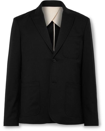 Alex Mill Mercer Wool-blend Gabardine Suit Jacket - Black