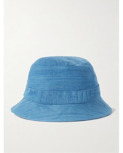 Universal Works Denim Bucket Hat - Blue