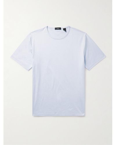 Theory Precise Cotton-jersey T-shirt - White