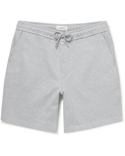 MR P. Cotton-jersey Drawstring Shorts - Gray