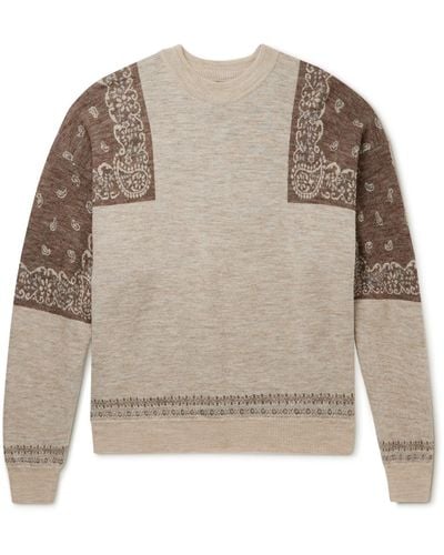 Kapital Wool-jacquard Sweater - Multicolor