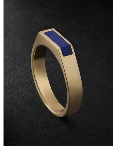 Varon Gil Gold Lapis Lazuli Ring - Black