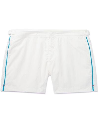 Orlebar Brown Setter Straight-leg Mid-length Swim Shorts - White