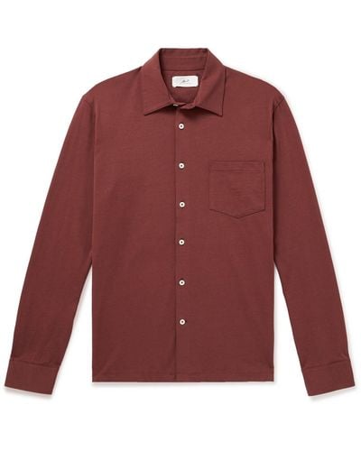 MR P. Cotton-jersey Shirt - Red