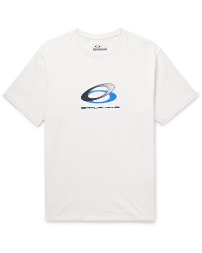 Saturdays NYC Oakley Logo-print Cotton-jersey T-shirt - White