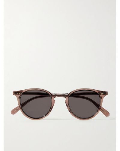 Mr. Leight Marmont Ii S Round-frame Acetate Sunglasses - Pink
