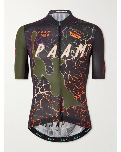 MAAP P.a.m. Wild Team Printed Stretch Cycling Jersey - Green