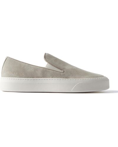 Common Projects Suede Slip-on Sneakers - Gray