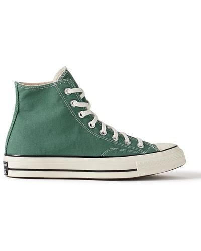 Converse Chuck 70 Canvas High-top Sneakers - Green