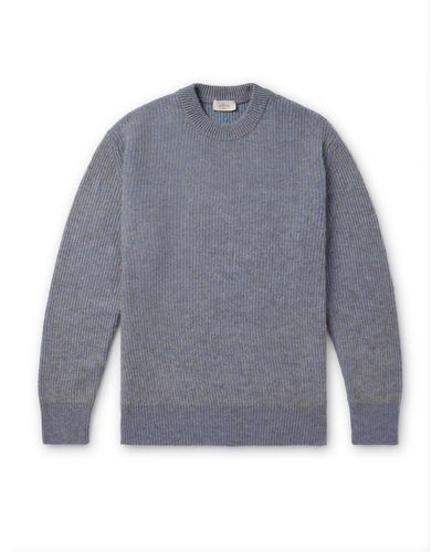 Altea Ribbed Wool-blend Sweater - Gray