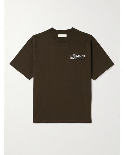 Museum of Peace & Quiet T-Shirt aus Baumwoll-Jersey mit Logoprint - Grün