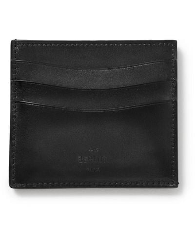 Berluti Bambou Leather Cardholder - Black