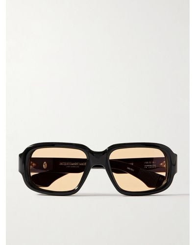 Jacques Marie Mage Nakahira Square-frame Acetate Sunglasses - Black