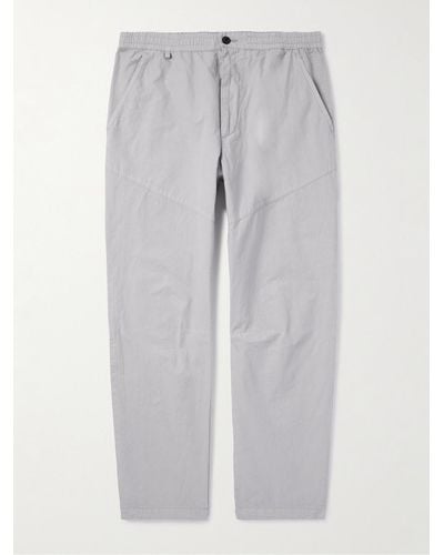 C.P. Company Micro Reps Cotton-twill Trousers - Grey