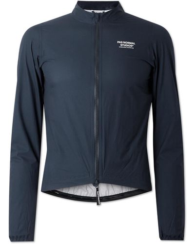Pas Normal Studios Mechanism Logo-print Pertex® Shield Air Cycling Jacket - Blue