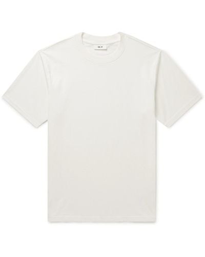 NN07 Adam 3209 Pima Cotton-jersey T-shirt - White