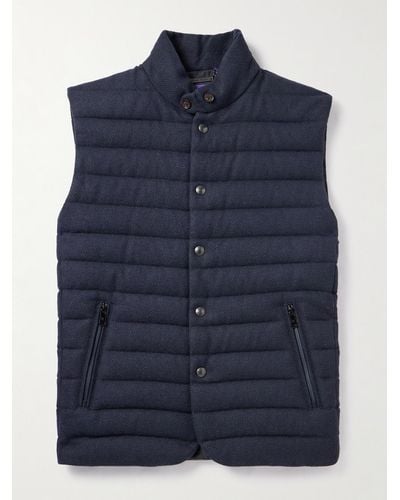Ralph Lauren Purple Label Withwell Quilted Wool - Blue