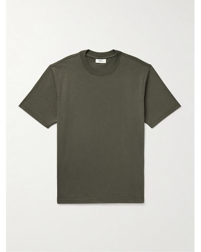 NN07 T-shirt in jersey di cotone Pima Adam 3209 - Verde
