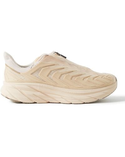 Hoka One One Project Clifton Sneakers Shifting Sand / Dune - Natural