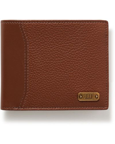 Dunhill 1893 Harness Full-grain Leather Billfold Wallet - Brown