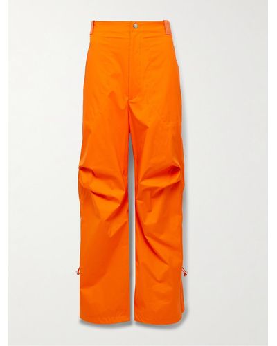 Moncler Genius 2 Moncler 1952 Wide-Leg Shell Track Pants - Orange