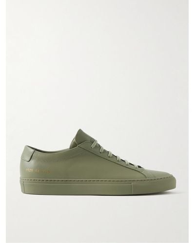 Common Projects Original Achilles Leather Sneakers - Green