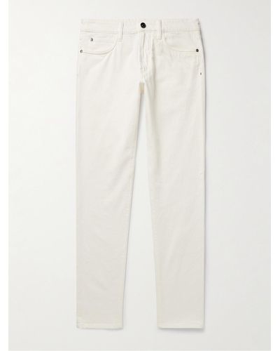 Loro Piana New York Slim-fit Jeans - White