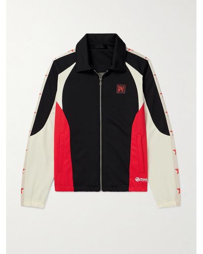 Palm Angels Haas F1 Logo-embroidered Jersey Track Jacket