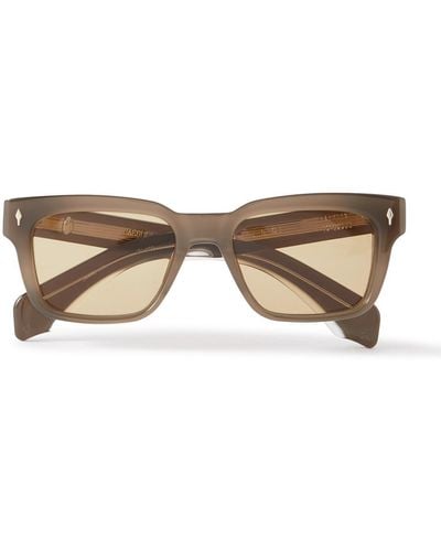 Jacques Marie Mage Molino D-frame Acetate Sunglasses - Natural