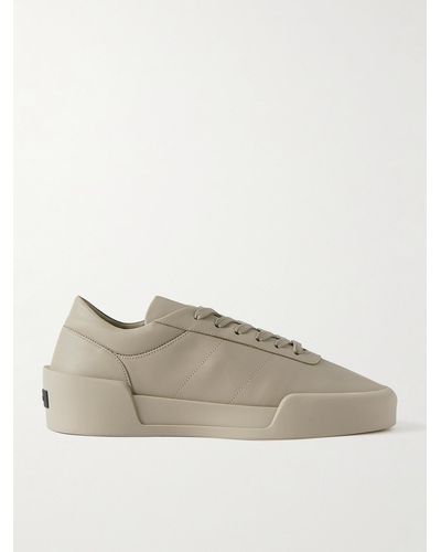Fear Of God Aerobic Low Leather Sneakers - Natural