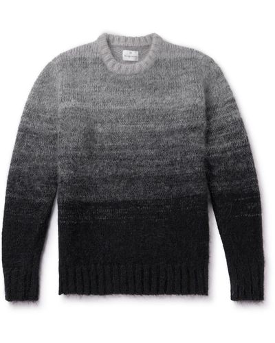 Kingsman Dégradé Knitted Sweater - Gray
