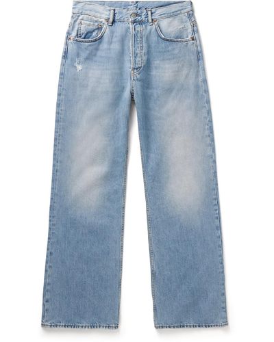 Acne Studios 2021m Flared Distressed Jeans - Blue