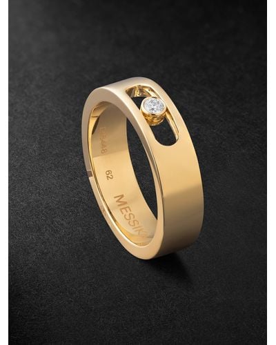 Messika Move Joaillerie Ring aus Gold mit Diamant - Schwarz