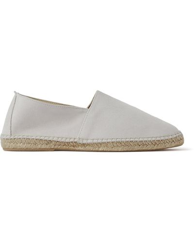 Anderson & Sheppard Suede Espadrilles - White