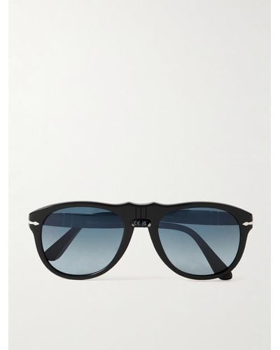 Persol Aviator-style Acetate Sunglasses - Blue