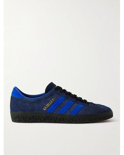 adidas Originals Gazelle Spzl Sneakers aus Veloursleder - Blau