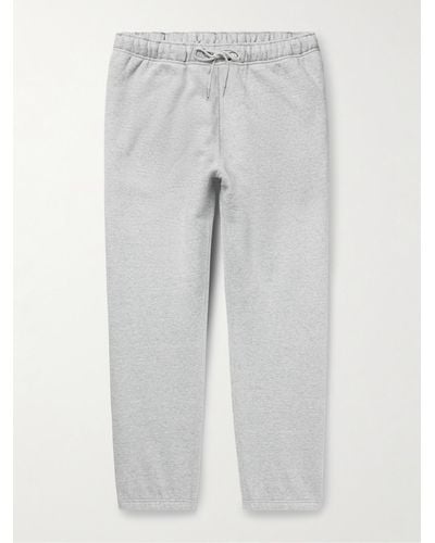 J.Crew Tapered Cotton-jersey Joggers - Grey