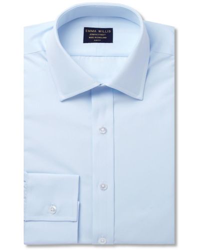 Emma Willis Blue Cotton Shirt