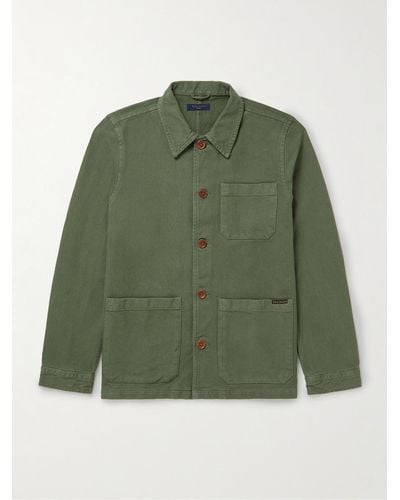 Nudie Jeans Barney Organic Cotton-twill Jacket - Green