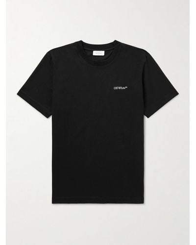 Off-White c/o Virgil Abloh T-shirt Caravaggio Crowning con stampa - Nero
